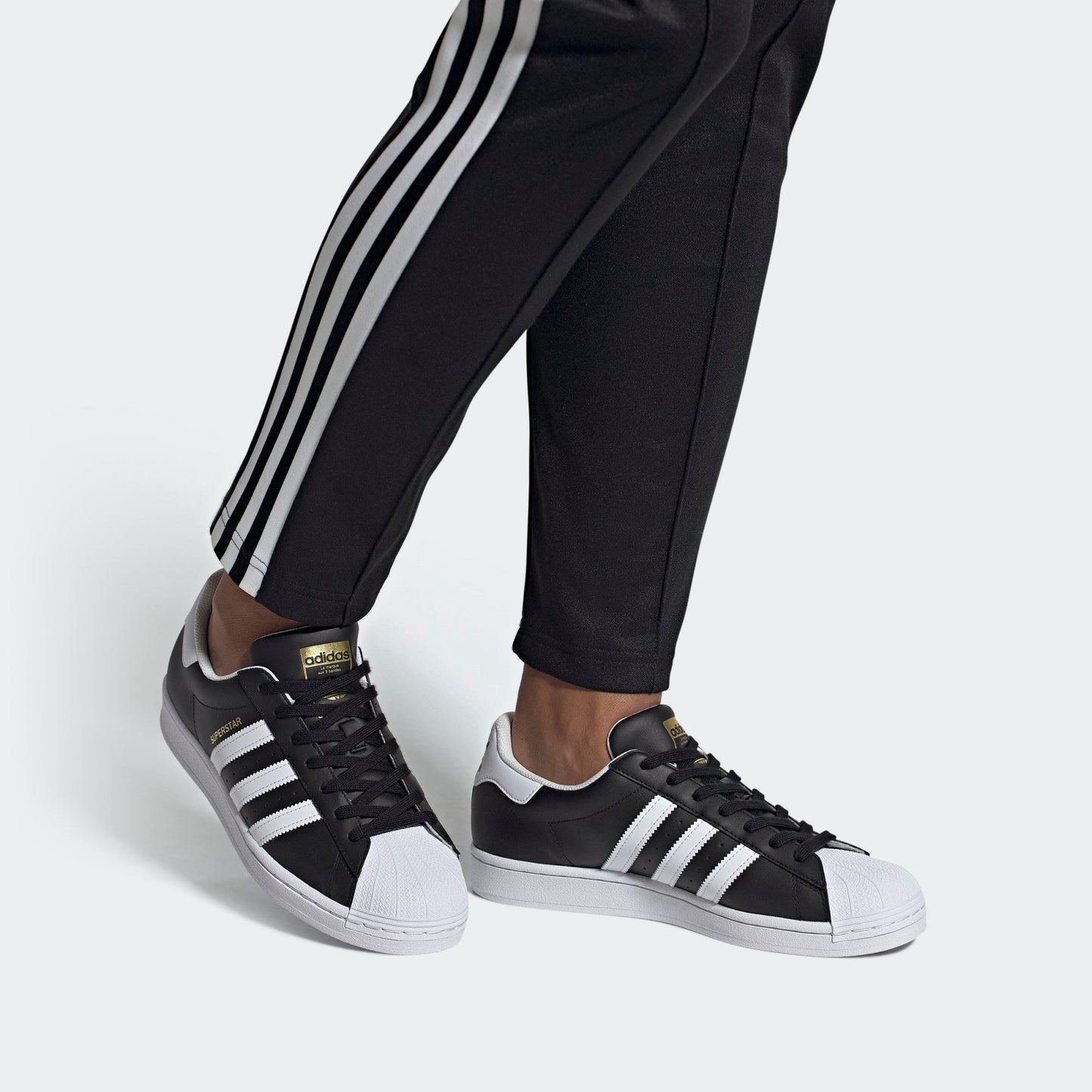 Adidas Originals Superstar Shoes 'Black White Gold' FX2331