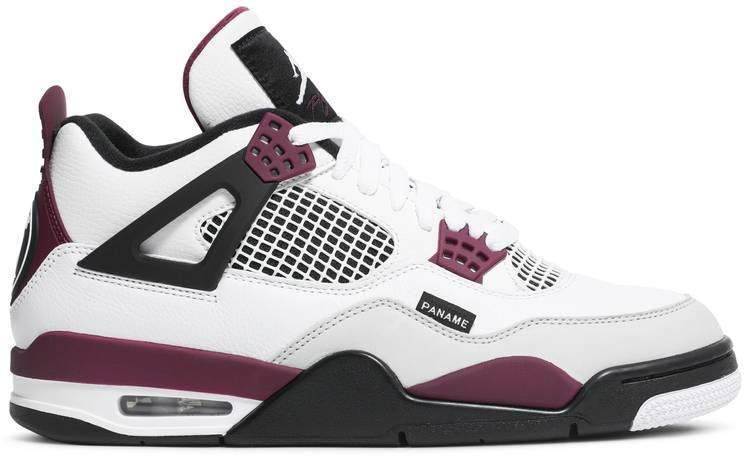 Paris Saint-Germain X Air Jordan 4 Retro 'Bordeaux' Unfading Sneaker