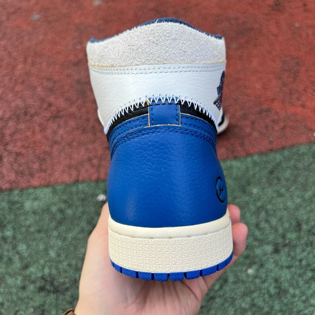 Air Jordan 1 Retro High OG SP Union LA x Fragment Design Royal Blue Black Toe Sample Men's Sneaker (SP26-MNJDLS-473-CHRIS-HIROSHI / TOOLINGCODE: AJ1-NTBF-J-005)