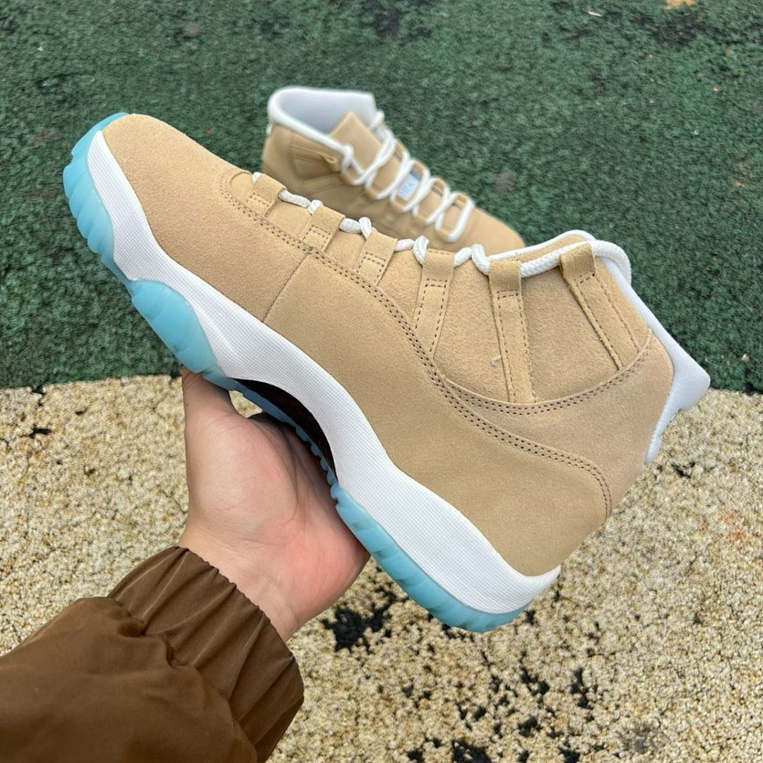 Air Jordan 11 Retro Suede Wheat Icy Sole