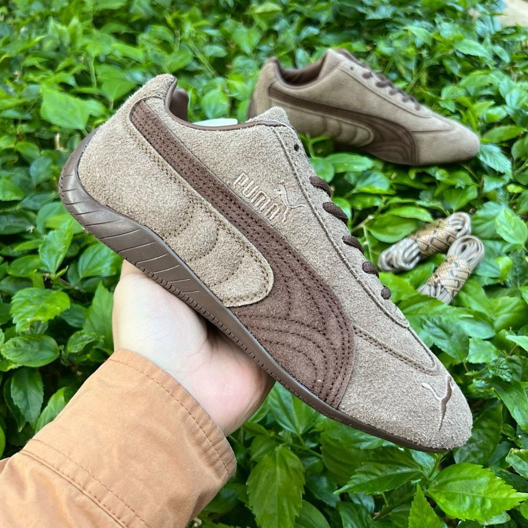 Puma Speedcat LS Suede Khaki Tan Brown Men's Lifestyle Driving Shoes Sneakers