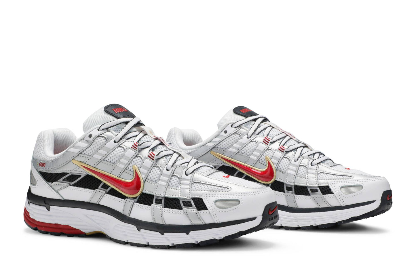 ( Women ) Nike P-6000 CNPT Metallic Silver Red BV1021-101