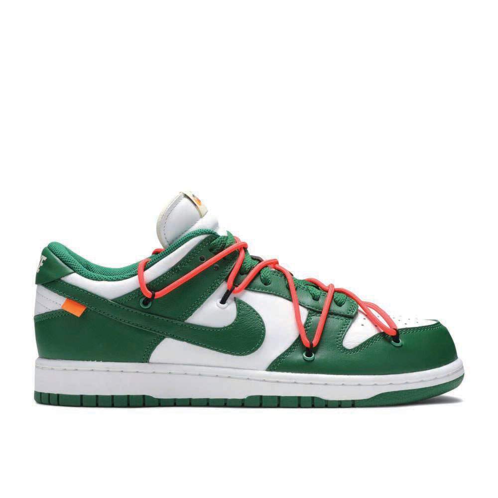 Nike Off-White X Dunk Low 'Pine Green' Revered Footwear