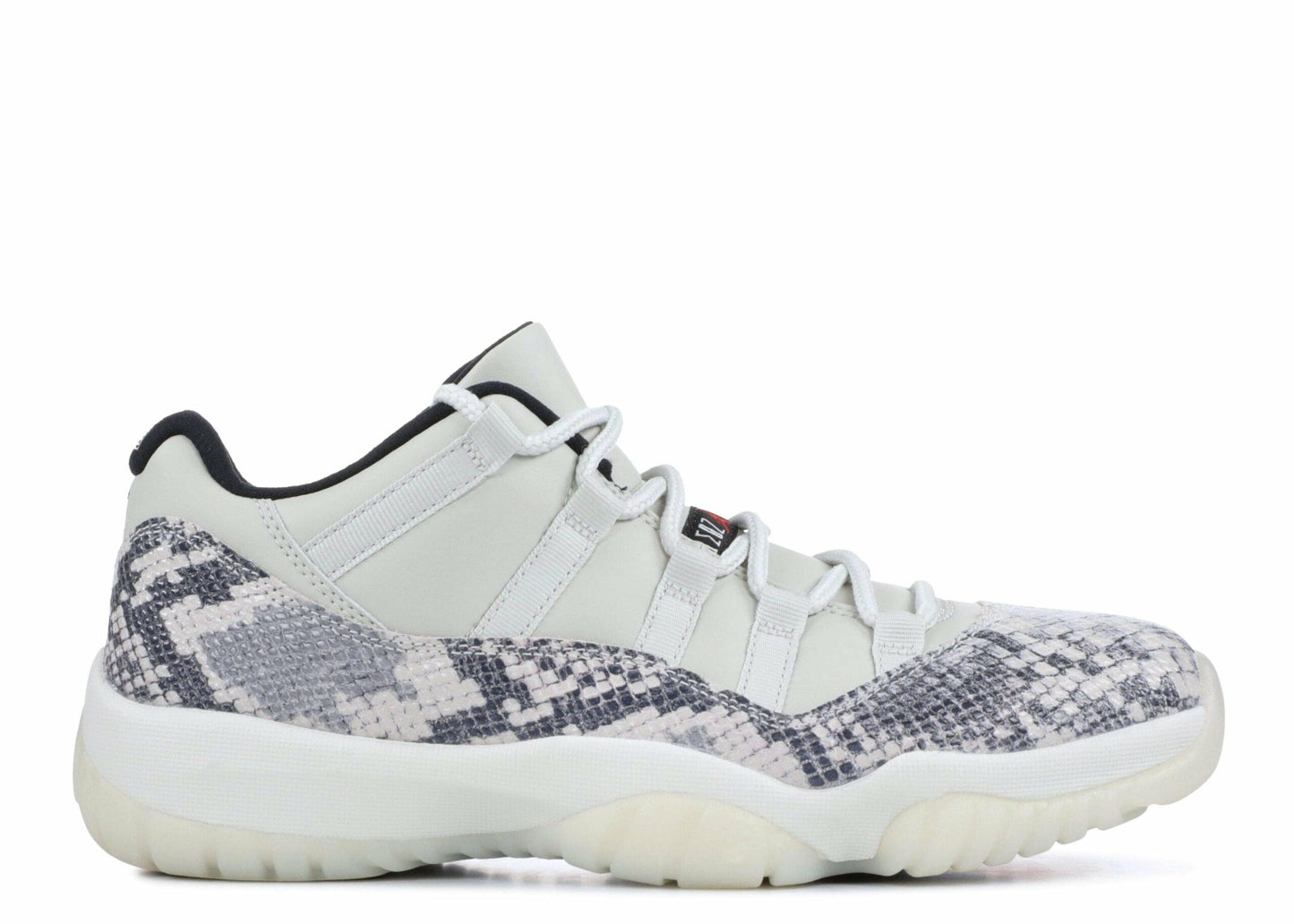 Air Jordan 11 Retro Low 'Light Bone Snakeskin' Unfading Sneaker