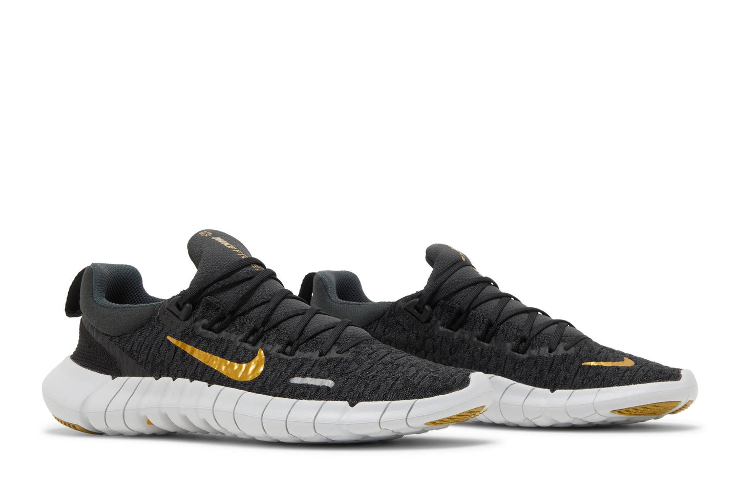 ( Women ) Nike Free Run 5.0 Next Nature 'Dark Smoke Grey Metallic Gold Coin' CZ1891-005