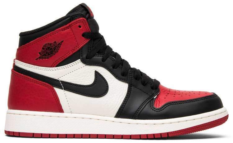 Air Jordan 1 Retro High OG BG 'Bred Toe' Unfading Sneaker