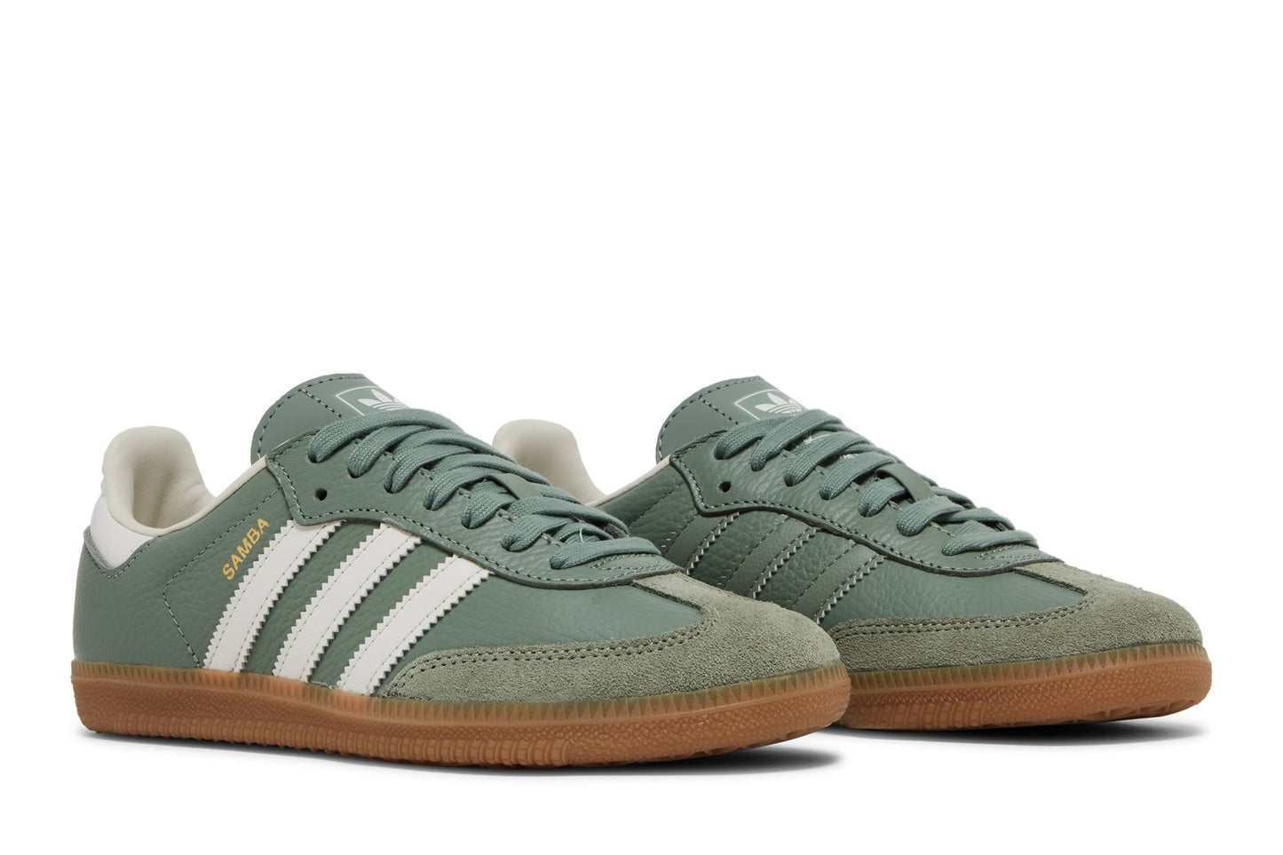 ( Women ) Adidas Samba OG Silver Green Gum IE7011