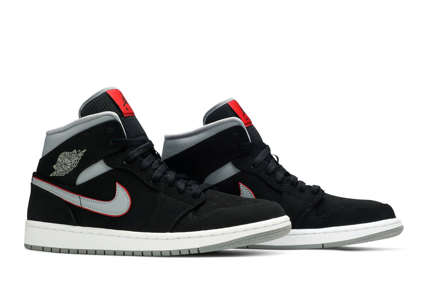 Air Jordan 1 Mid 'Black Grey' 554724-060