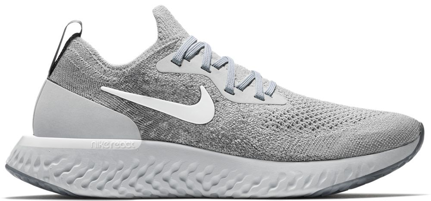( Women ) Nike Epic React Flyknit Wolf Grey AQ0070-002