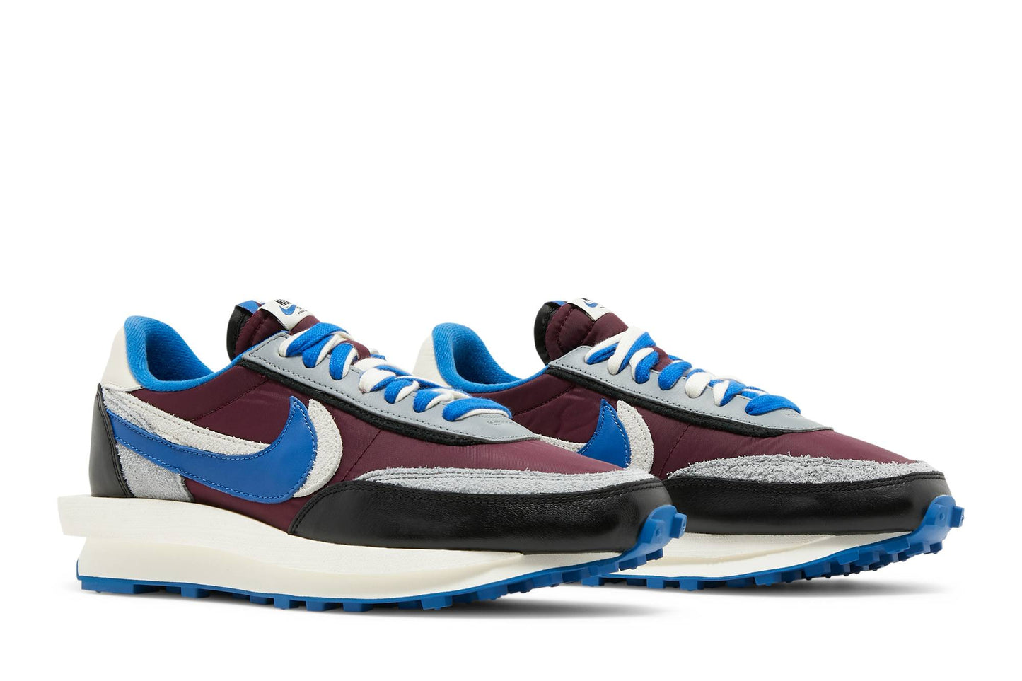 Sacai X UNDERCOVER X Nike LDWaffle Night Maroon Team Royal DJ4877-600