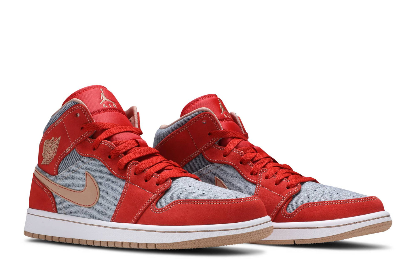 Air Jordan 1 Mid 'Denim Red' DM4352-600