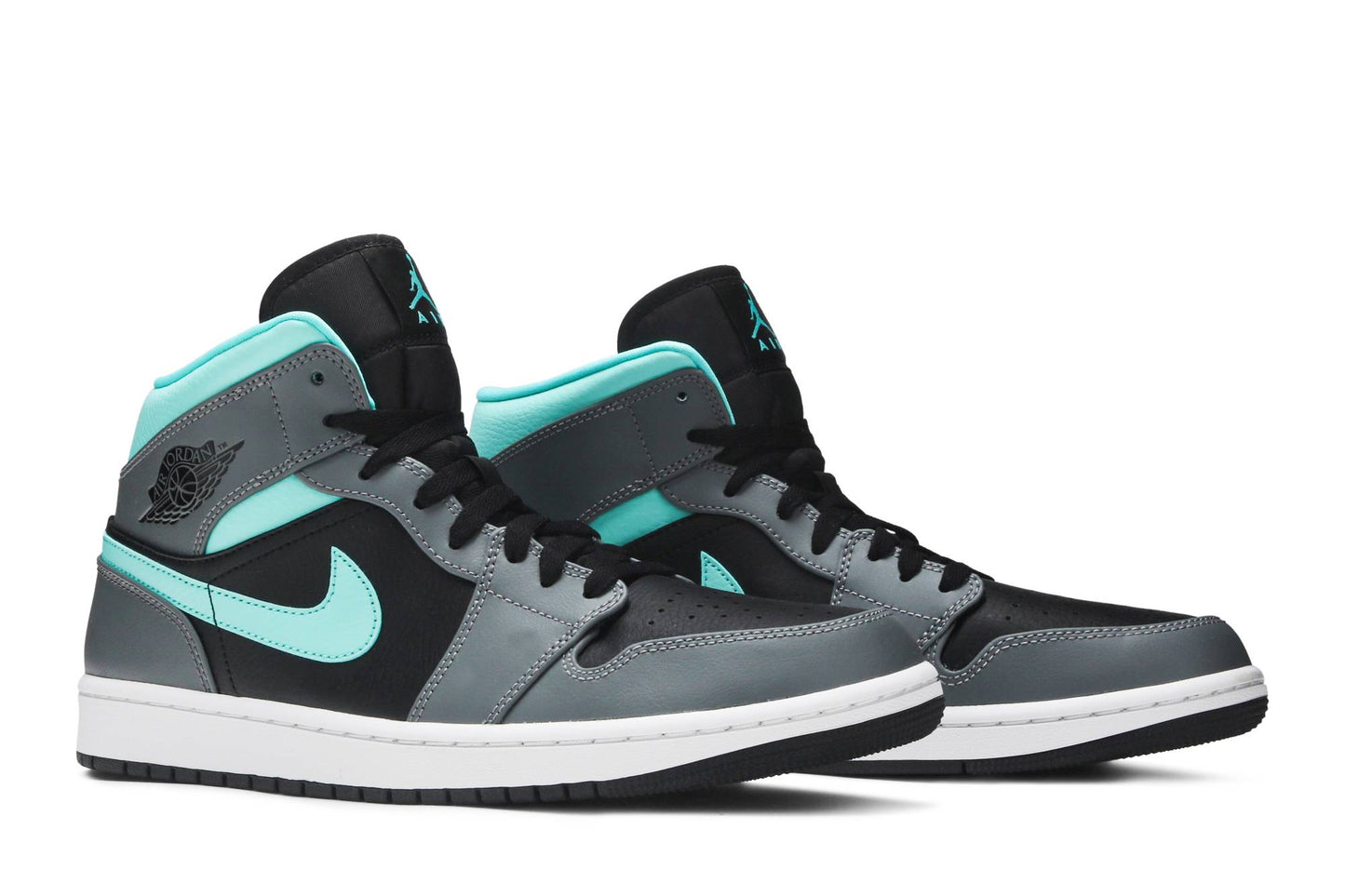 Air Jordan 1 Mid 'Grey Aqua' 554724-063