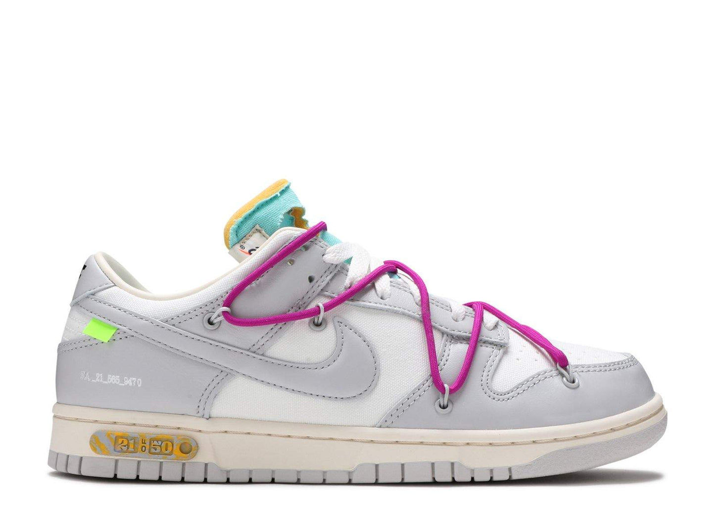 Nike Off-White X Dunk Low 'Lot 21 Of 50' Revered Footwear