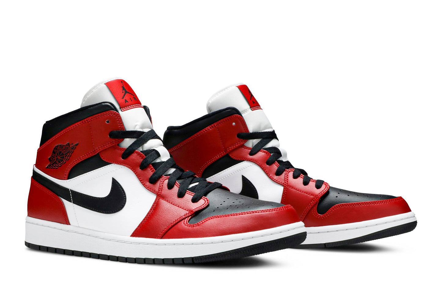 Air Jordan 1 Mid Chicago Black Toe 554724-069