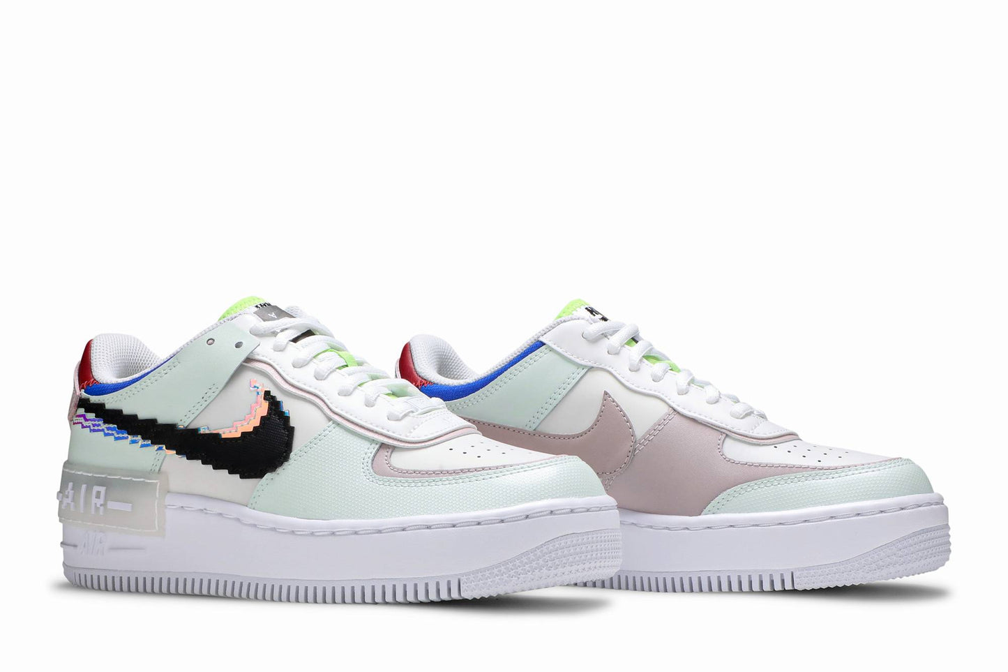 ( Women ) Nike Air Force 1 Shadow SE Pixel Swoosh – Barely Green CV8480-300
