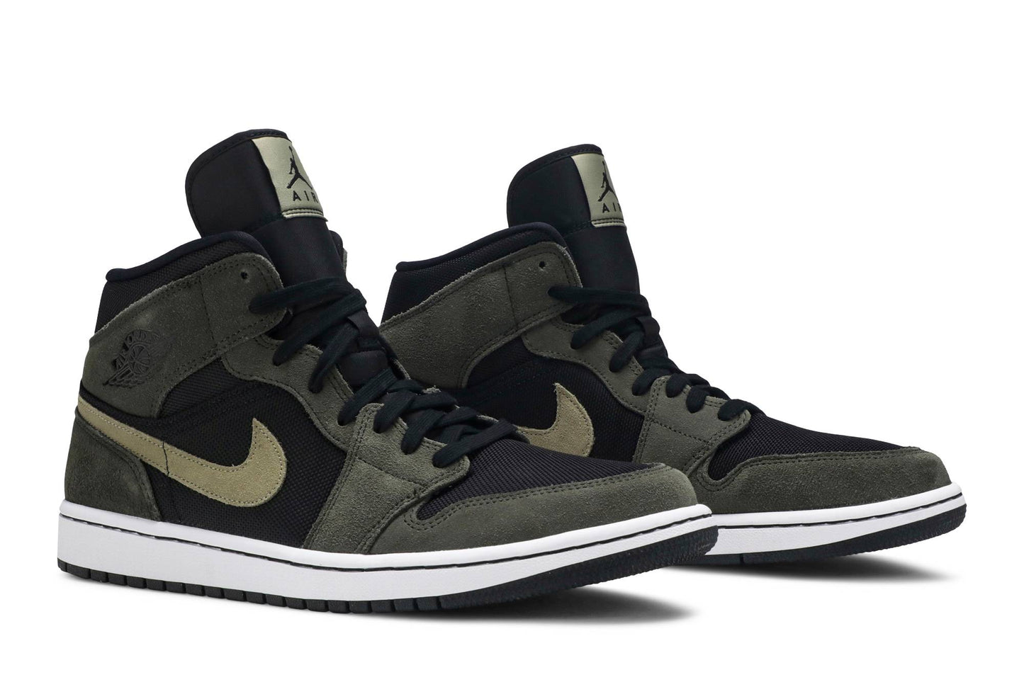( Women ) Air Jordan 1 Mid 'Olive' BQ6472-030