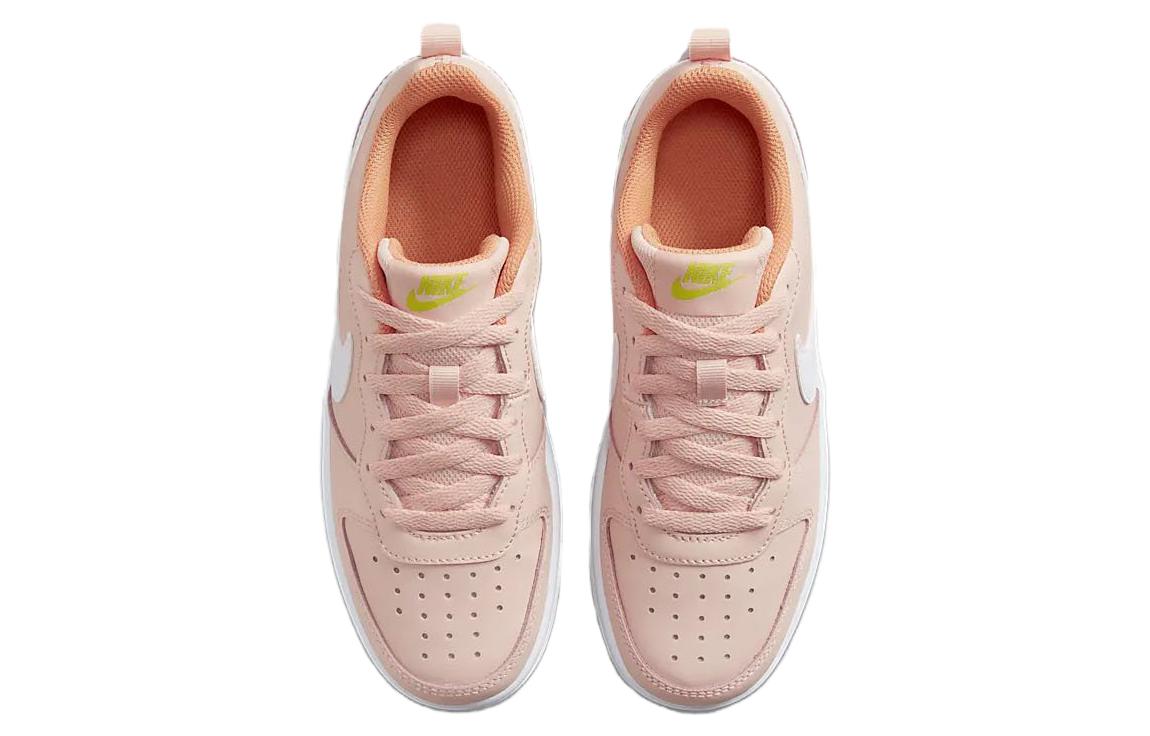 ( Youth ) Nike Court Borough Low 2 Pink White BQ5448-800
