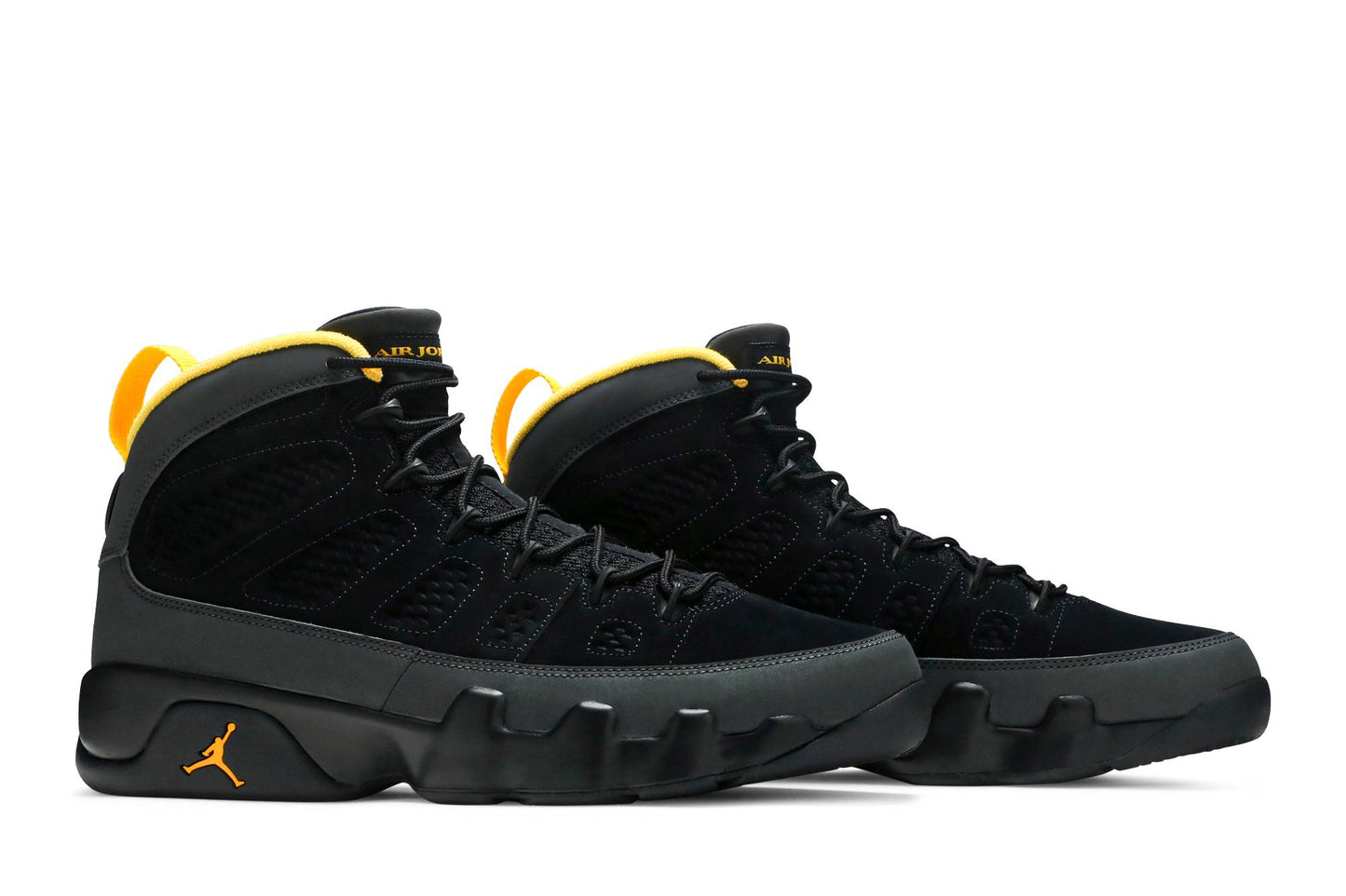 Air Jordan 9 Retro Dark Charcoal University Gold CT8019-070