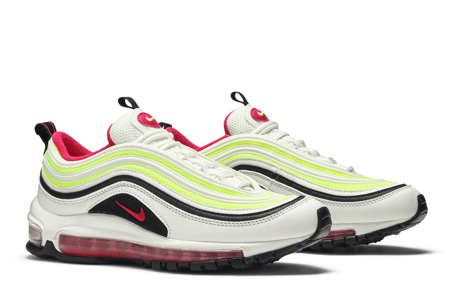 ( Youth ) Nike Air Max 97 White Rush Pink Volt CJ9978-100