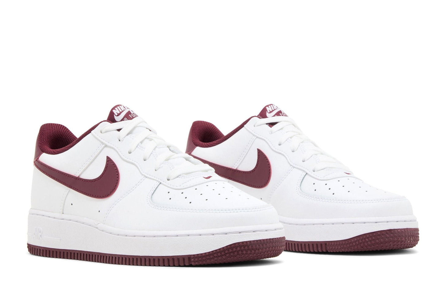 ( Youth ) Nike Air Force 1 White Team Red FV5948-105
