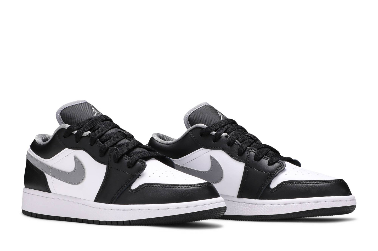 ( Grade School ) Air Jordan 1 Low Black Medium Grey 553560-040