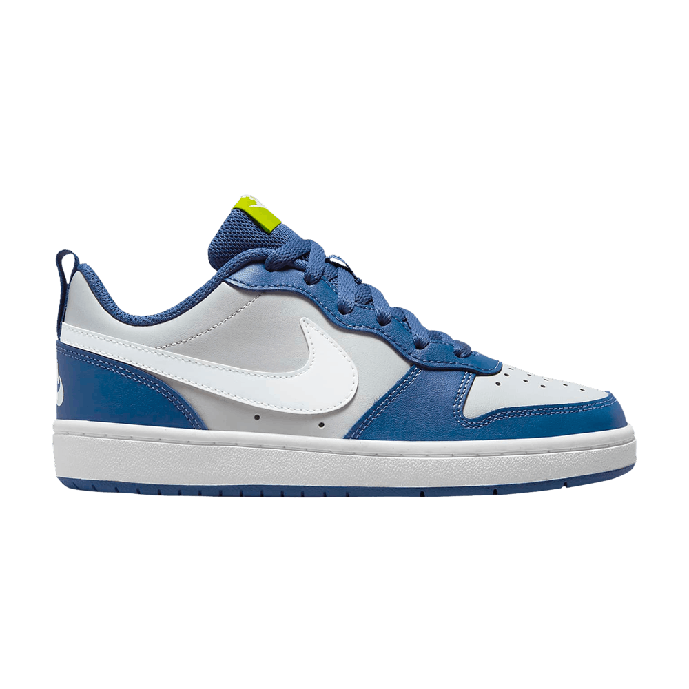 ( Youth ) Nike Court Borough Low 2 'Grey Fog Mystic Navy' BQ5448-016