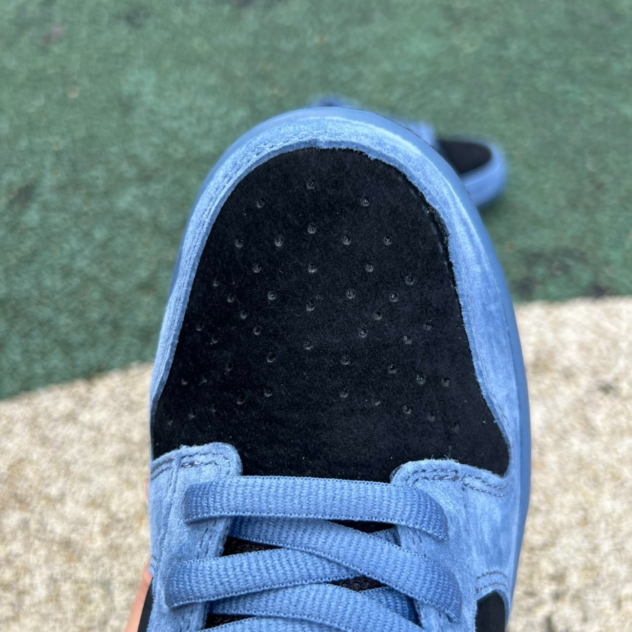 Supreme x Nike Dunk Low SB in the "Ocean Fog"