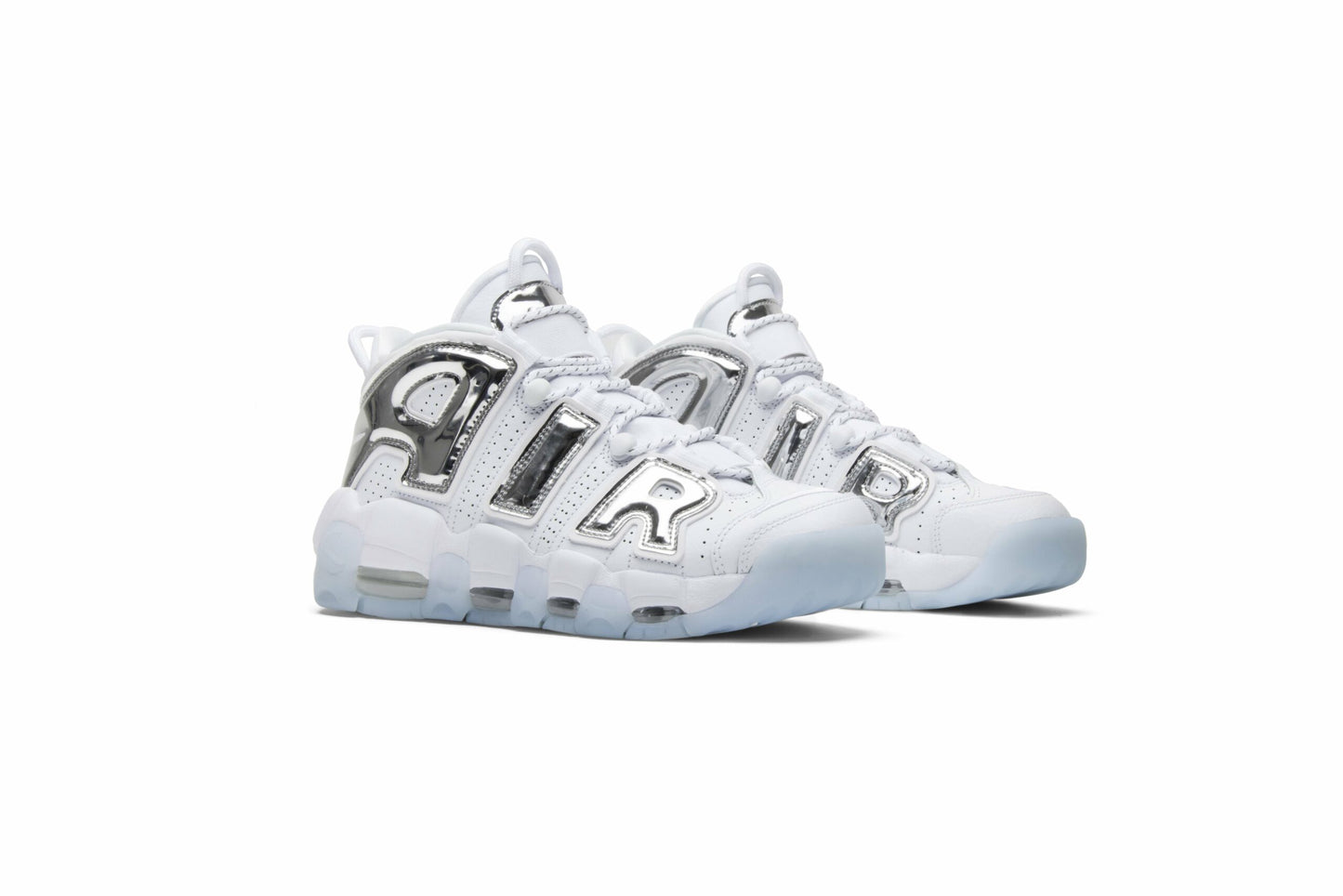 ( Women ) Nike Air More Uptempo Chrome 917593-100
