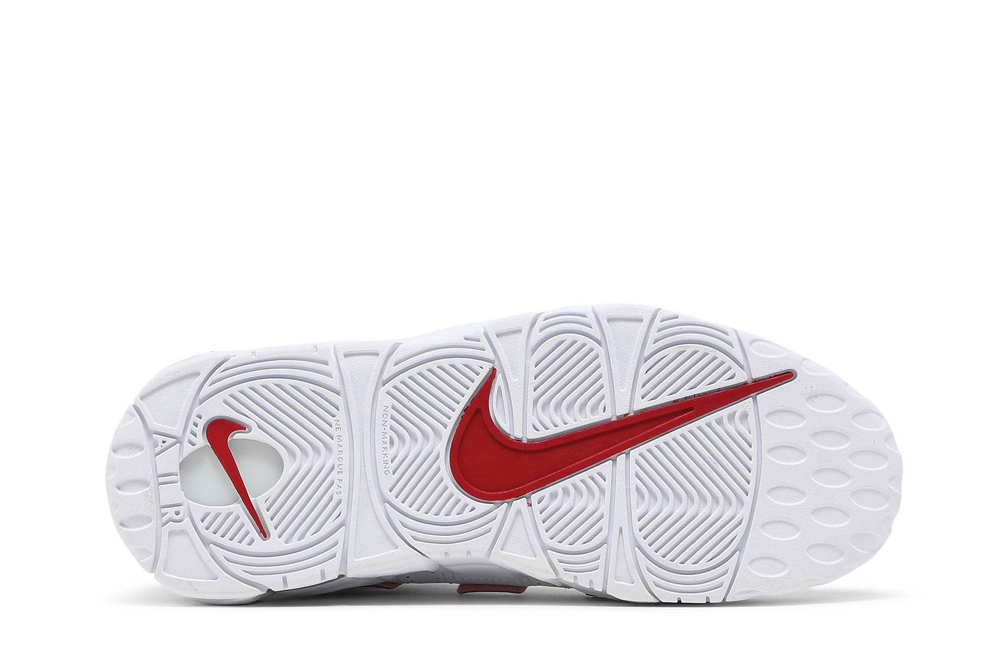 ( Grade School ) Nike Air More Uptempo 2021 White Varsity Red DJ5988-100
