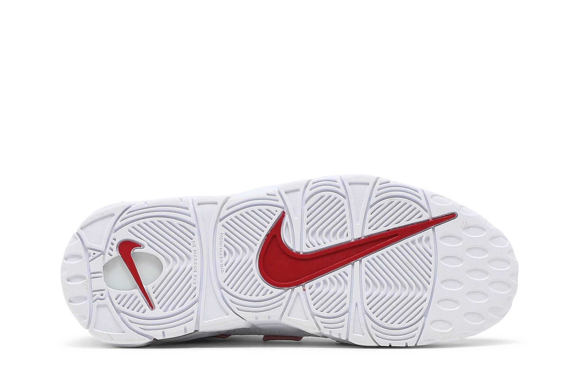 ( Grade School ) Nike Air More Uptempo 2021 White Varsity Red DJ5988-100
