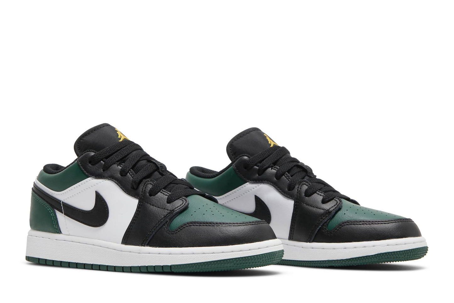 ( Grade School ) Air Jordan 1 Low Green Toe 553560-371