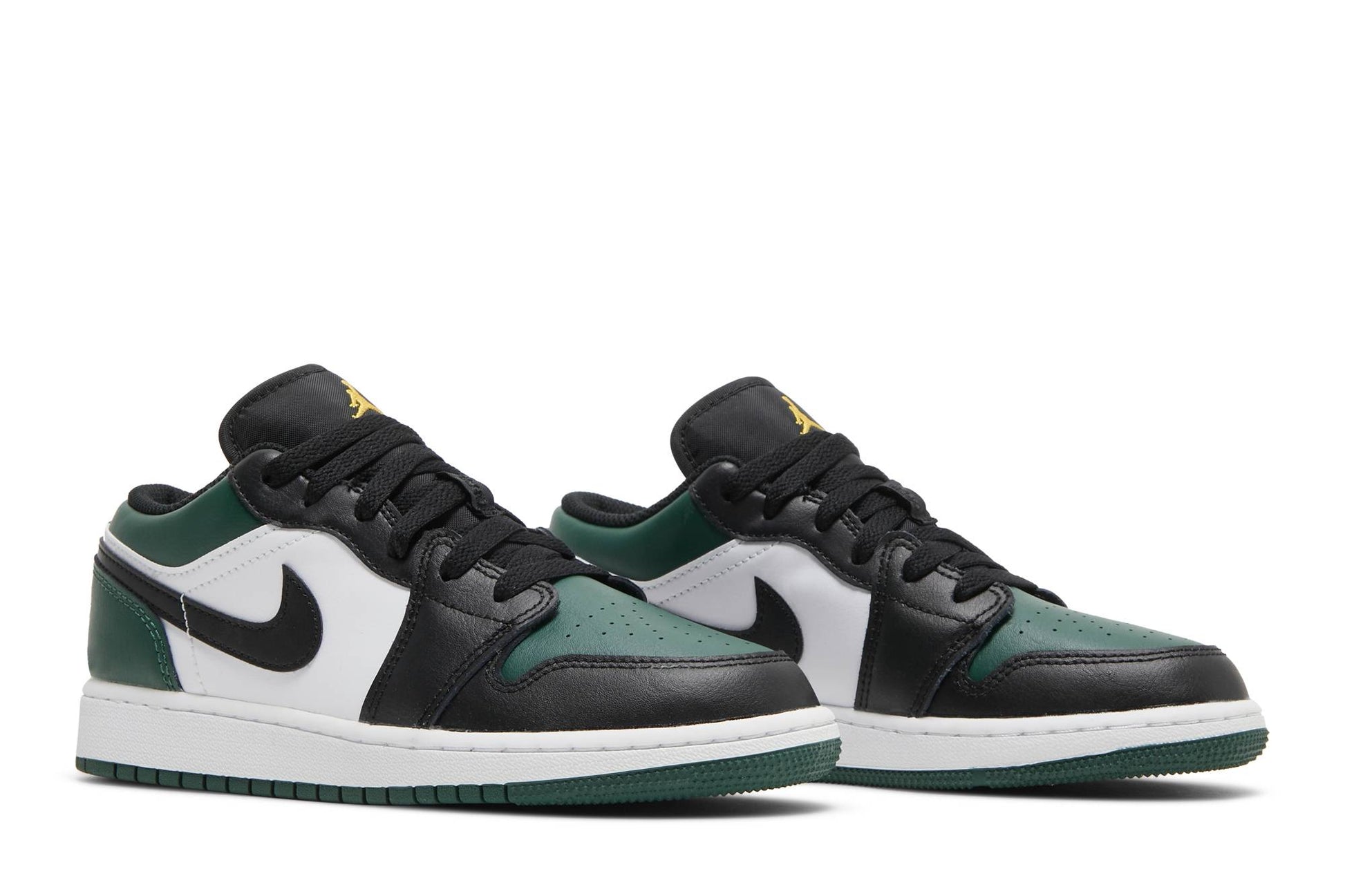 ( Grade School ) Air Jordan 1 Low Green Toe 553560-371