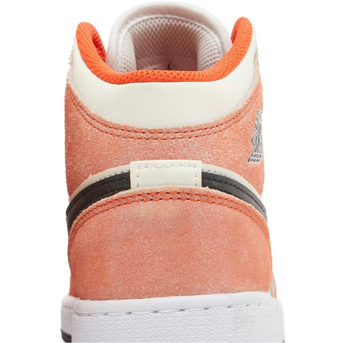 ( Grade School ) Air Jordan 1 Mid Orange Suede DV1336-800