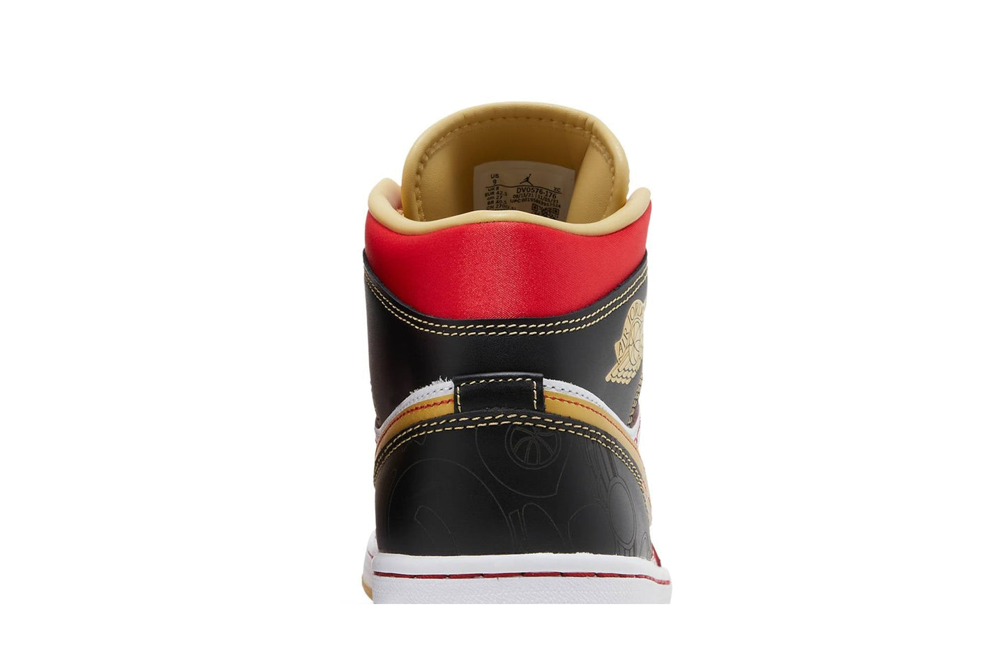 Air Jordan 1 Mid XQ 'White Black Sport Red' 2022 DV0576-176