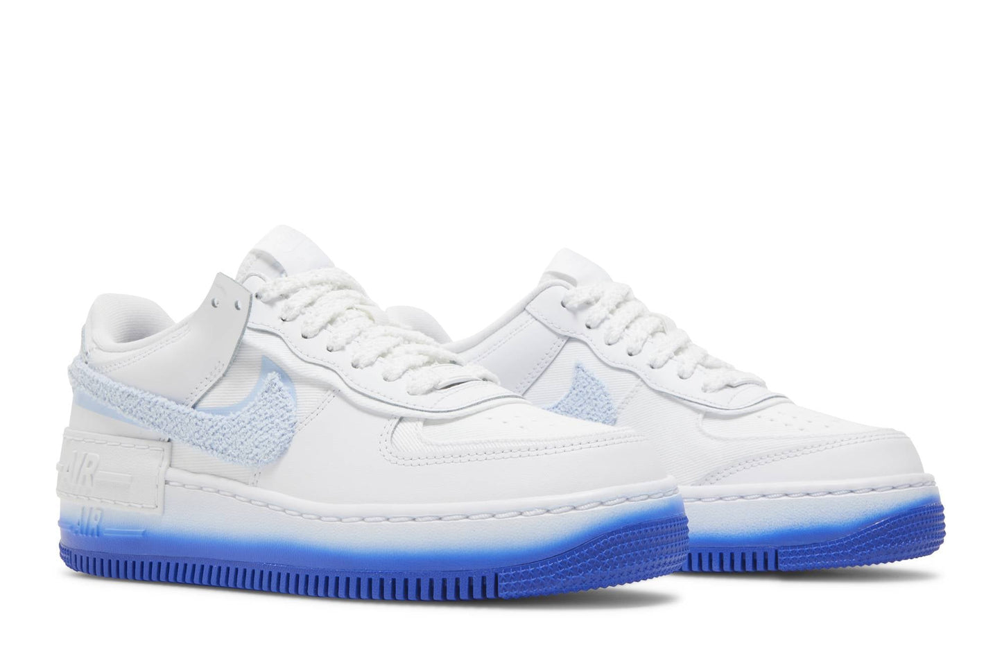 ( Women ) Nike Air Force 1 Shadow 'Chenille Swoosh – Blue Tint' FJ4567-100