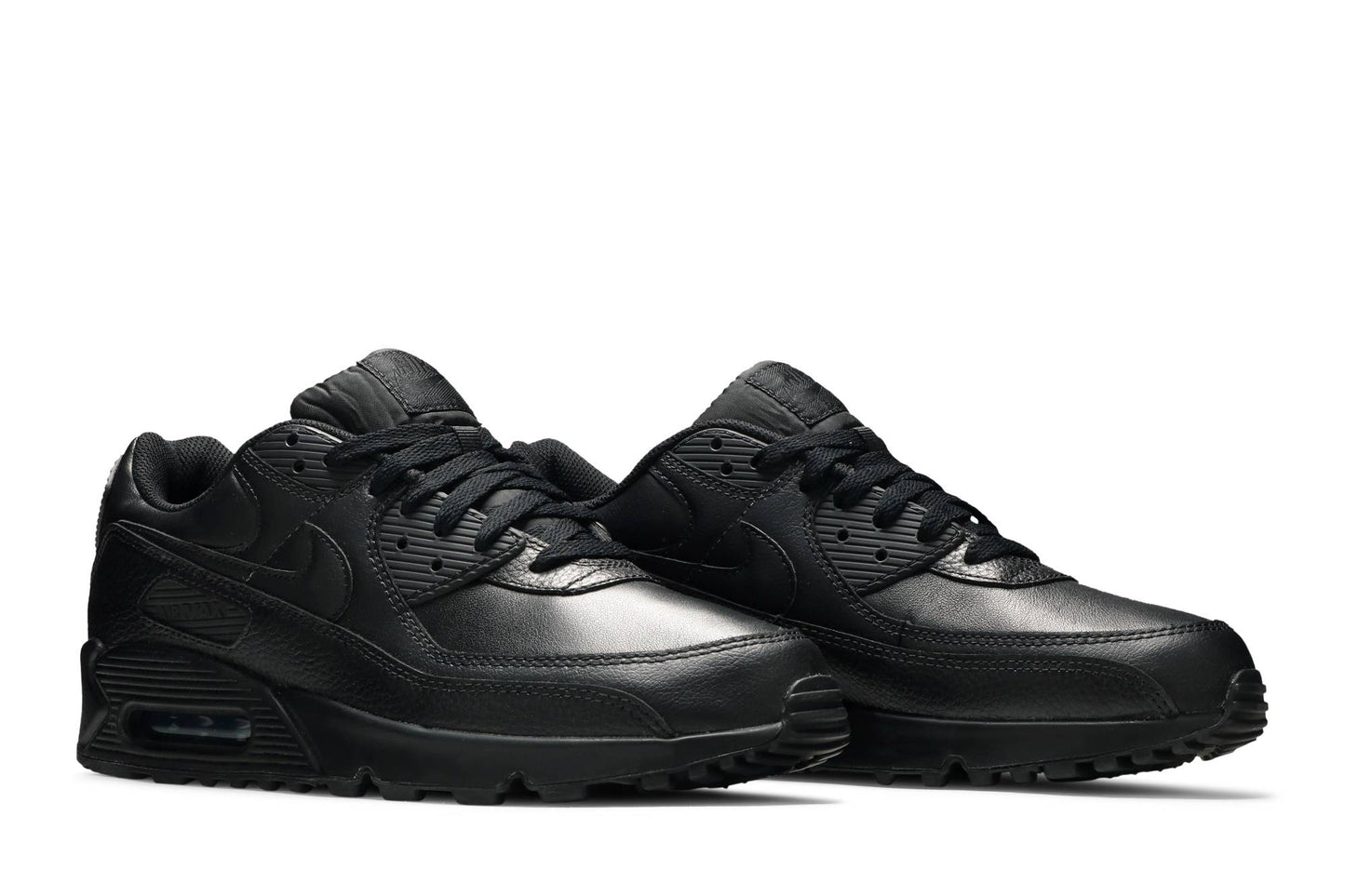 Nike Air Max 90 Leather 'Triple Black' ( 20 ) CZ5594-001