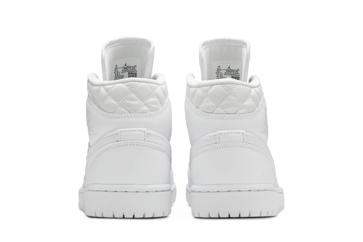 ( Women ) Air Jordan 1 Mid SE White Quilted DB6078-100