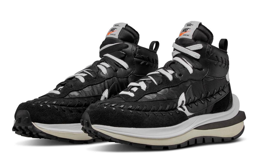 Nike Vaporwaffle X Jean Paul Gaultier X Sacai Black White