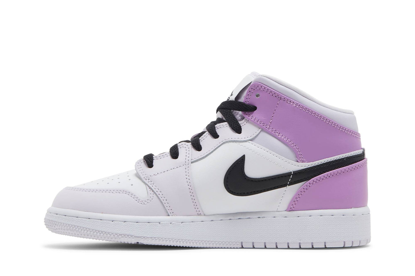 ( Grade School ) Air Jordan 1 Mid Barely Grape DQ8423-501