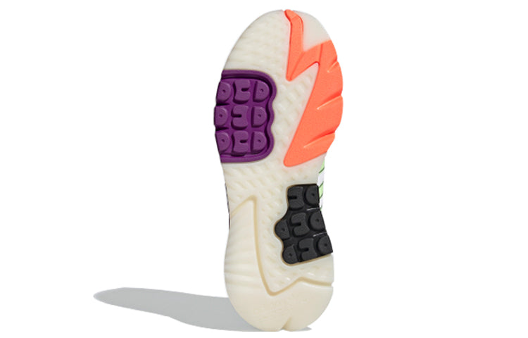 Adidas Originals Nite Jogger White Green Purple FX3813