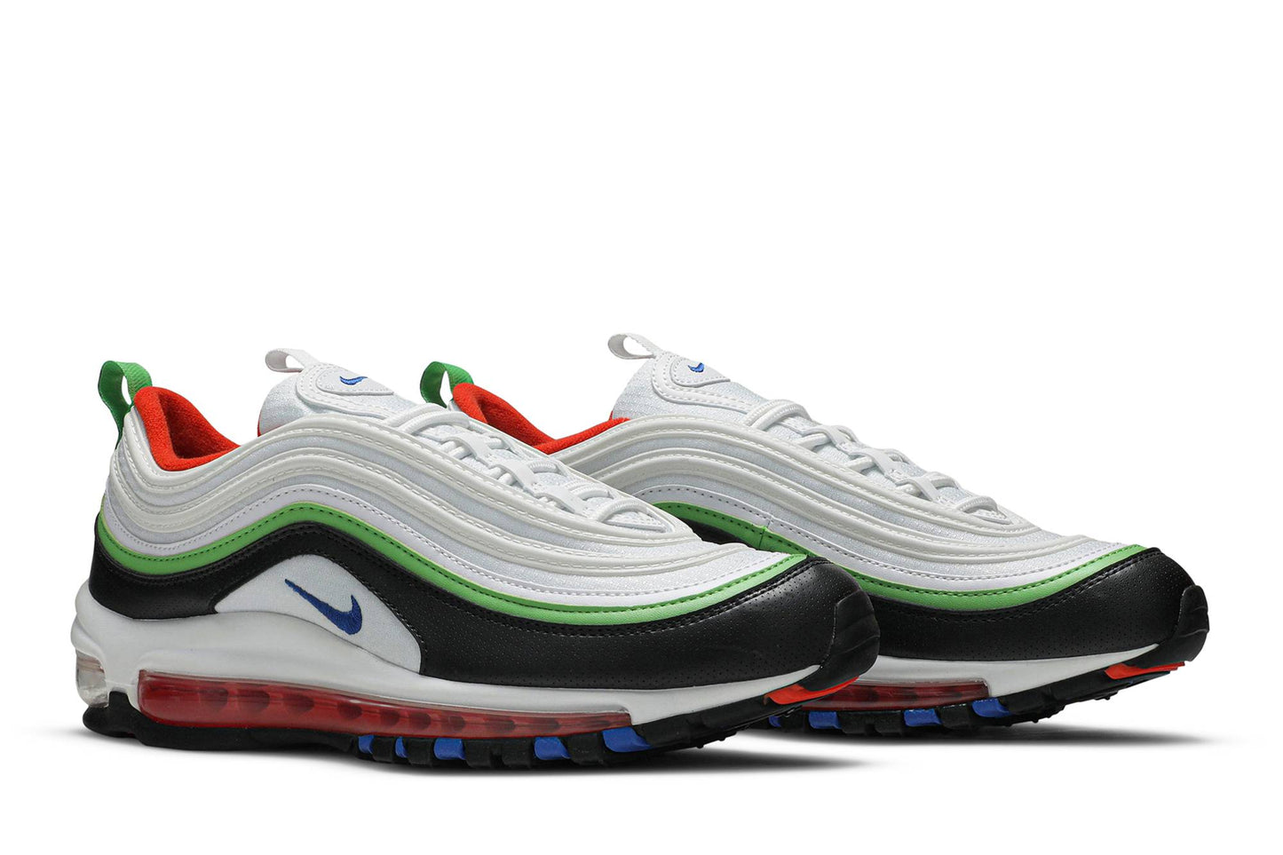 ( Youth ) Nike Air Max 97 White Royal Green Nebula 921522-105