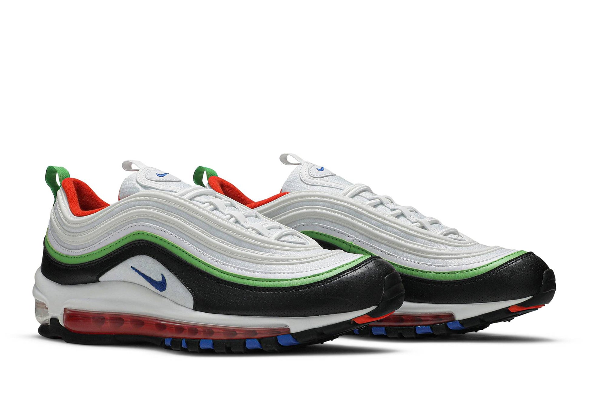 ( Youth ) Nike Air Max 97 White Royal Green Nebula 921522-105