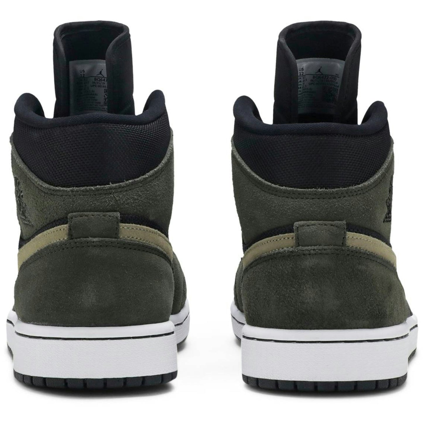 ( Women ) Air Jordan 1 Mid 'Olive' BQ6472-030