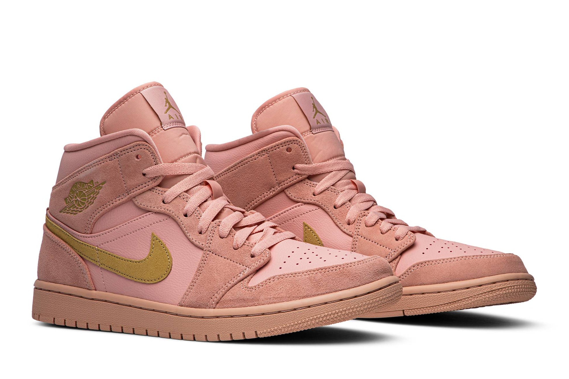 Air Jordan 1 Mid 'Coral Gold' 852542-600