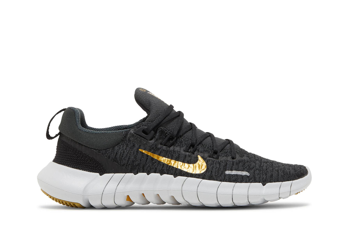 ( Women ) Nike Free Run 5.0 Next Nature 'Dark Smoke Grey Metallic Gold Coin' CZ1891-005