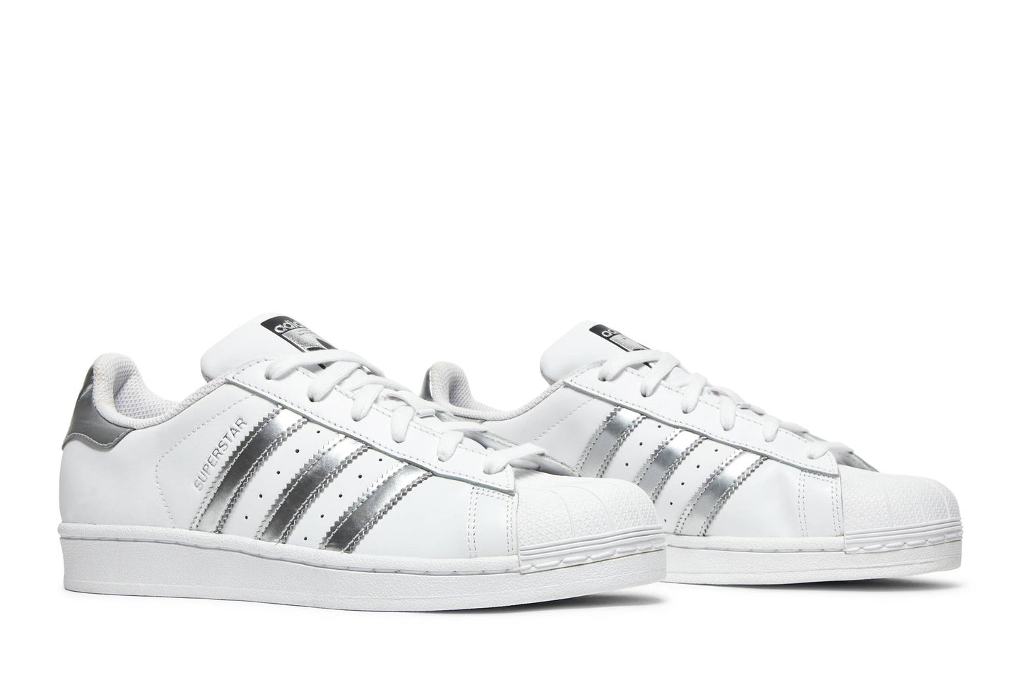 ( Women ) Adidas Superstar 'White Silver Metallic' AQ3091