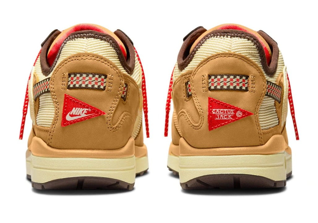 Nike Air Max 1 X Travis Scott Cactus Jack Wheat Lemon Drop