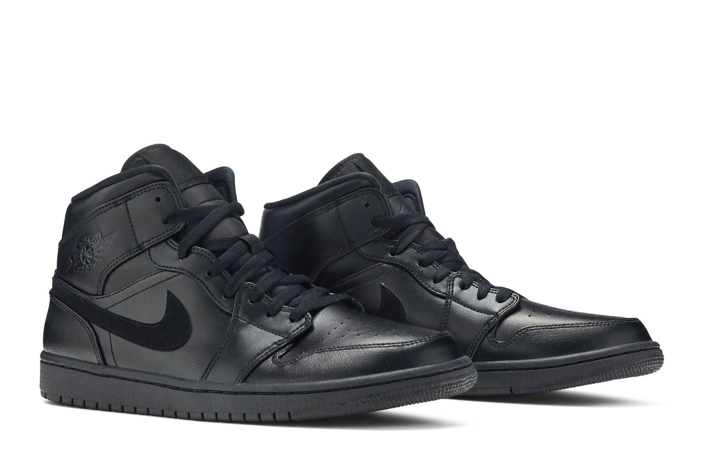 Air Jordan 1 Mid 'Triple Black' 554724-090