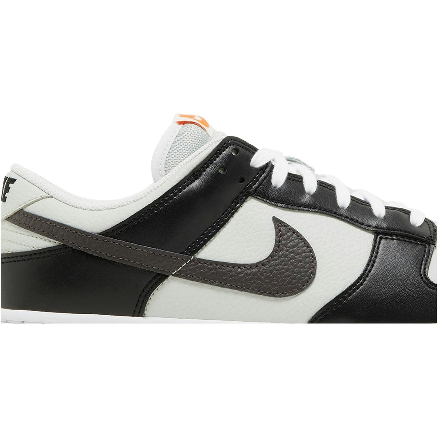 Nike Dunk Low 'Grey Black Orange Mini Swoosh' FN7808-001