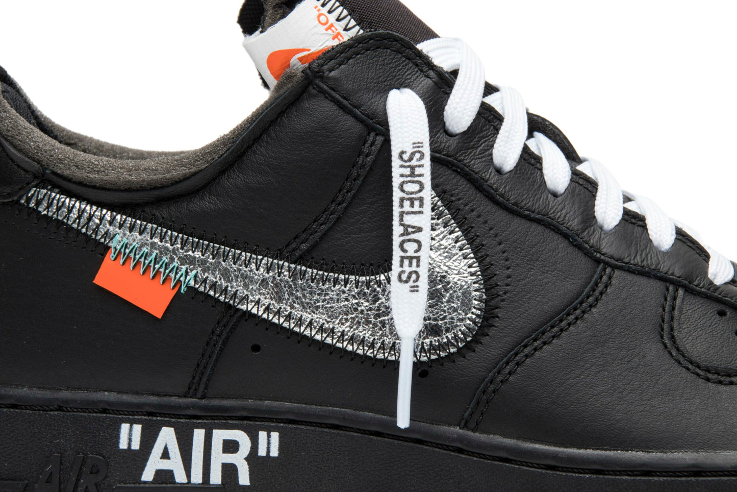Off-White X Nike Air Force 1 Low 07 MoMA ( No Socks ) AV5210-001